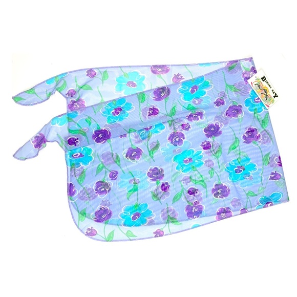 Vintage Deadstock Bikini Bay Wrap Sarong - Picture 1 of 3